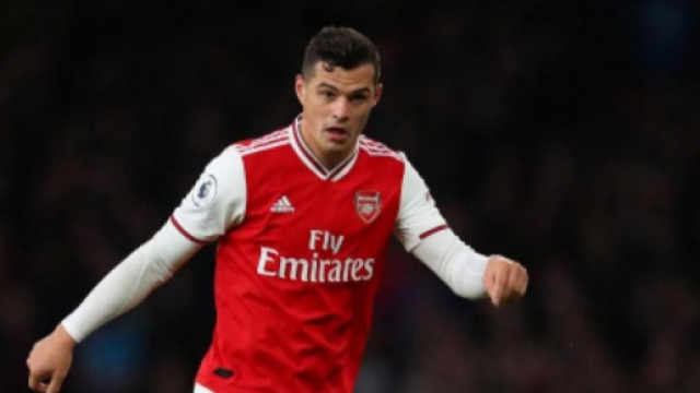 Granit Xhaka, centrocampista della nazionale svizzera.