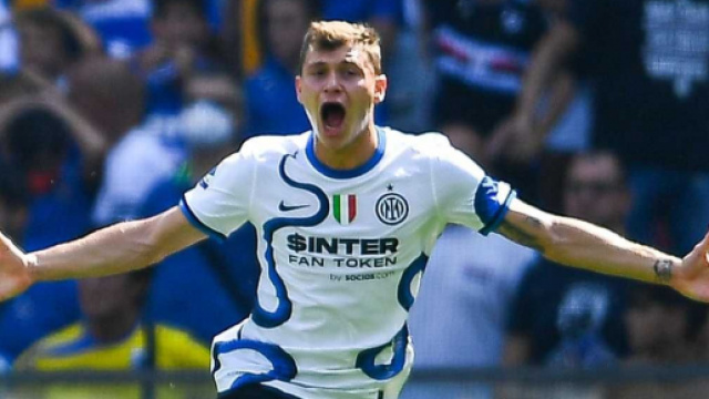 Inter, il centrocampista Nicol&ograve; Barella.