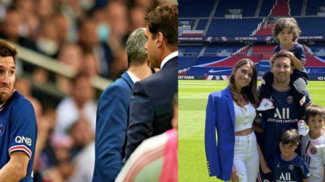 Leo Messi vit une adaptation pas facile au PSG. (crédit Twitter)