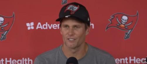 Brady played 20 seasons with the Patriots (Image source: Tampa Bay Buccaneers/YouTube)
