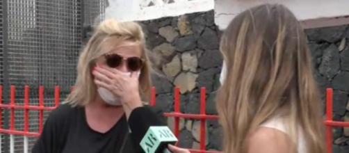 Lydia Lozano ha llorado al ver el sufrimiento de los evacuados de La Palma (@elprogramadear)