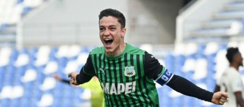 Giacomo Raspadori, attaccante del Sassuolo.