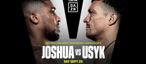 Boxe: Joshua vs Usyk a Londra, il 25 settembre in diretta su DAZN.
