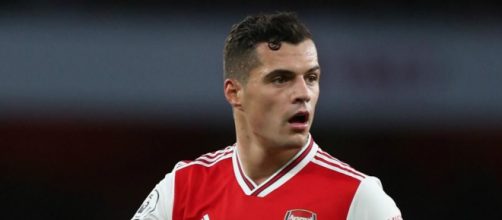 Granit Xhaka, centrocampista dell'Arsenal.