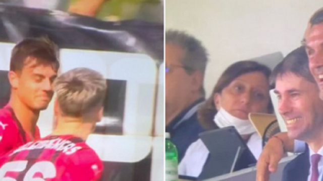 Comme son père et son grand-père, Daniel Maldini est devenu buteur avec Milan (capture YouTube et montage photo)