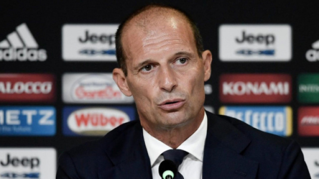 Max Allegri in conferenza stampa.