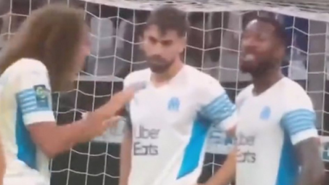 Gerson et Guendouzi en embrouille (crédit Twitter)