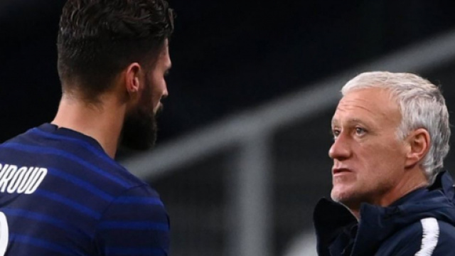 Olivier Giroud déçu par Didier Deschamps. (crédit)