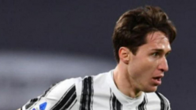 In foto Federico Chiesa, centrocampista della Juventus.