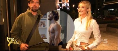 Can Yaman e Diletta, lei in imbarazzo a Striscia.