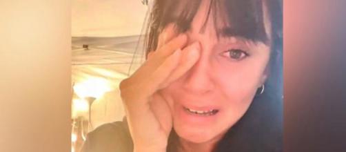 Aitana llora en un vídeo (Instagram/@aitanax)