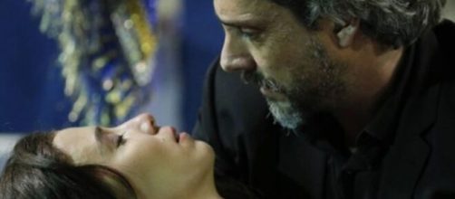 Cora e Silviano em 'Império' (Reprodução/TV Globo)
