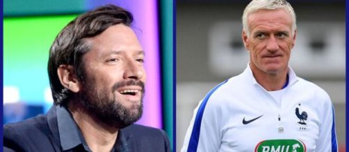 Julien cazarre détruit l'équipe de France et se moque de Didier Deschamps (montage photo et capture YouTube)