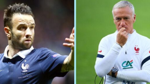 Mathieu Valbuena n'a plus confiance en Didier Deschamps (capture Youtube et montage photo)