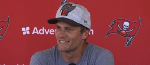Brady was drafted 199th overall by the Patriots in 2000 (Image source: Tampa Bay Buccaneers/YouTube)