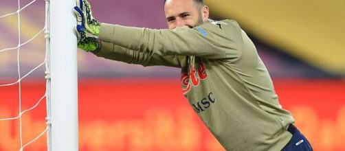 Ospina, portiere colombiano del Napoli.