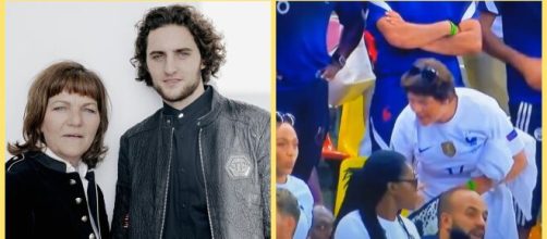 Rabiot défend sa mère et nie le clash avec les familles Pogba-Mbappé (montage photo et capture YouTube)