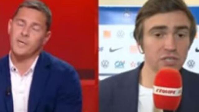 Ludovic Obraniak et Bertrand Latour se clashent au sujet de Didier Deschamps (capture L'Equipe du Soir)