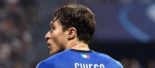 Federico Chiesa, centrocampista della Juventus.