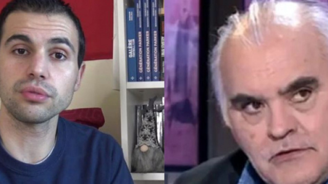 Romain Molina &agrave; charge sur Gilles Favard. (cr&eacute;dit Twitter)