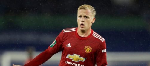 Donny Van de Beek, centrocampista del Manchester United.