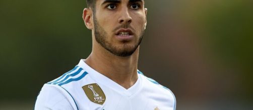 Marco Asensio con la maglia del Real.