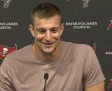 Gronkowski set an all-time high among tight ends with 32nd 100-yard game (Image source: Tampa Bay Buccaneers/YouTube)