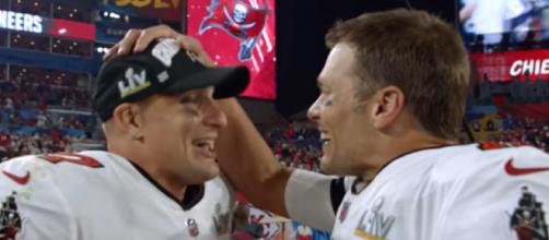 Brady and Gronk have won four Super Bowl titles as teammates (Image source: NFL/YouTube)