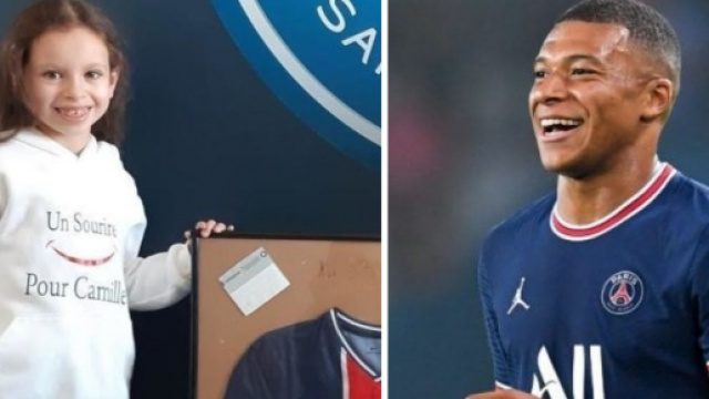 La petite Camille envoie un message à Kylian Mbappé, la toile est émue - Source : montage, Instagram