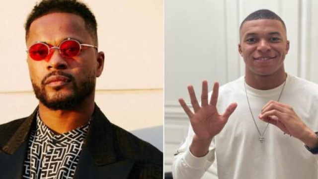 Patrice Evra et Kylian Mbappé - Source : Instagram, @patrice.evra et @k.mbappe