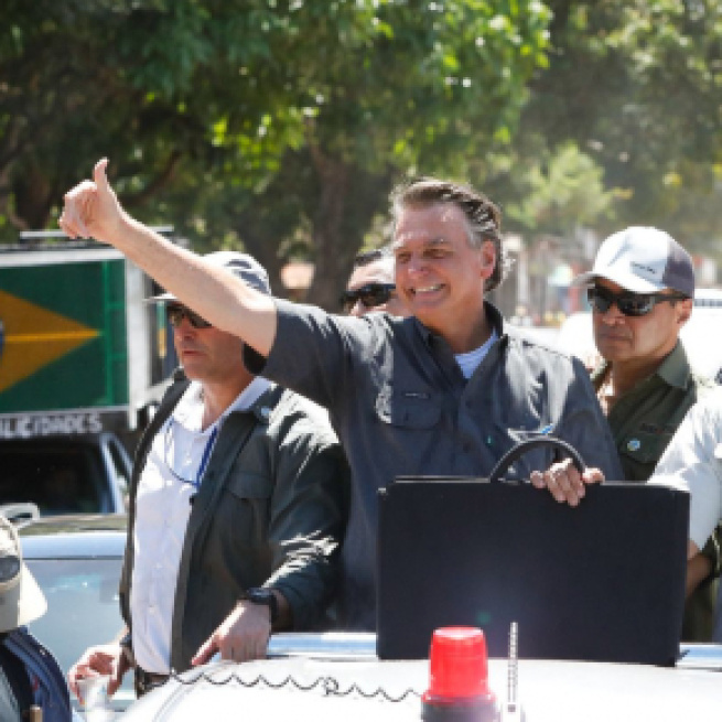 Bolsonaro viaja ao Amapá e volta a levantar suspeitas sobre as urnas eletrônicas (Alan Santos/PR)