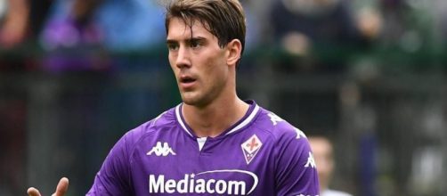 Dusan Vlahovic, giocatore della Fiorentina.