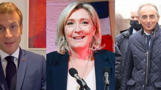 Les récentes sondages des candidats à la Présidentielle sont tombés - Source : montage, Instagram @emmanuelmacron @marine_lepen @ericzemmour_