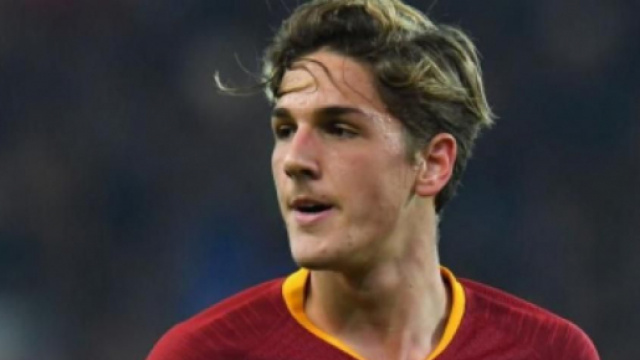 Niccol&ograve; Zaniolo, centrocampista della Roma.