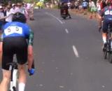 Ciclismo, l'attacco decisivo di Luke Plapp al Campionato Australiano.