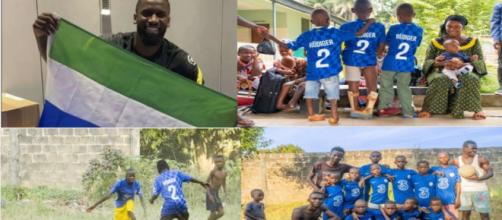 Le geste formidable d'Antonio Rüdiger pour des enfants malades en Sierre Leone - Source : montage, Youtube