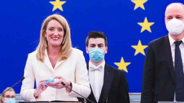 Roberta Metsola, la nuova Presidente del Parlamento europeo.