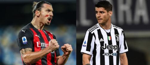 Milan-Juventus, probabili formazioni: Ibrahimovic sfida Morata, out Tomori e Bonucci.