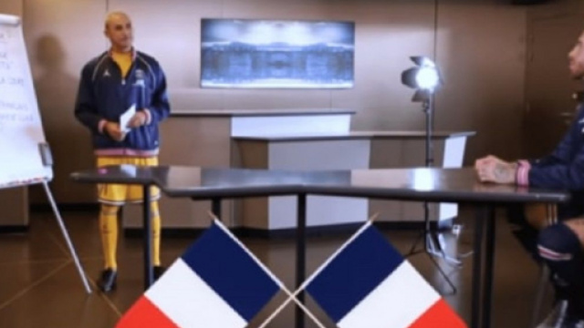 Keylor Navas donne un cours de français à Sergio Ramos et amuse les internautes - Source : capture d'écran, Youtube