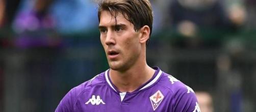 Dusan Vlahovic, giocatore della Fiorentina.