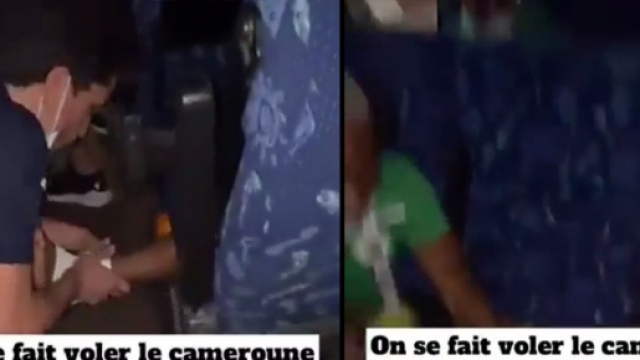 Les joueurs des Comores n'ont pas eu la préparation idéale avant leur match contre le Cameroun - Source : capture d'écran, Twitter