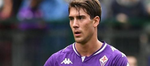 Dusan Vlahovic, giocatore della Fiorentina.