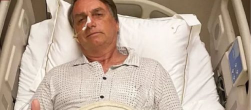 Bolsonaro posta foto em hospital (Twiter/@jairbolsonaro)