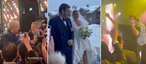 Mariage de Carla et Kevin Guedj à Courchevel : cérémonie émouvante, dîner incroyable et soirée endiablée (Enrico Macias, Amir, Elie Semoun)