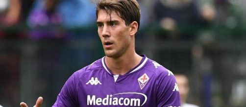 Dusan Vlahovic, giocatore della Fiorentina.