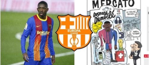 Le journal L'Équipe parodie Ousmane Dembélé, la presse espagnole s'indigne - Source : Youtube