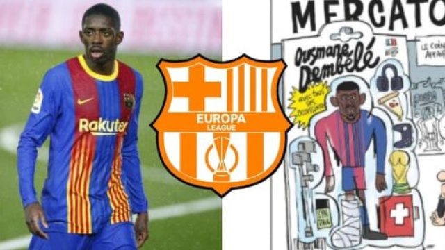 Le journal L'Équipe parodie Ousmane Dembélé, la presse espagnole s'indigne - Source : Youtube