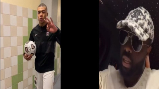 Les internautes comparent Kylian Mbapp&eacute; &agrave; Ma&icirc;tre Gims - Source : capture d'&eacute;cran, Twitter