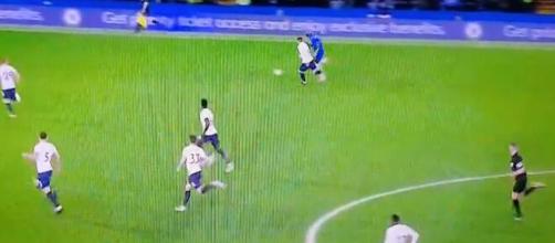Lukaku en difficulté contre Tottenham - Source : capture d'écran, Twitter