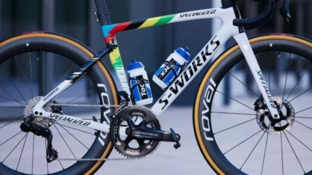 La Specialized del Campione del Mondo di ciclismo Julian Alaphilippe.